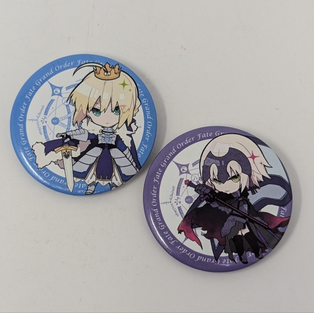 Fate Grand Order Buttons Japan Anime